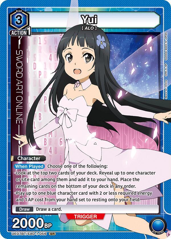 Yui (056) - UE07BT/SAO-1-056 - Super Rare - Foil