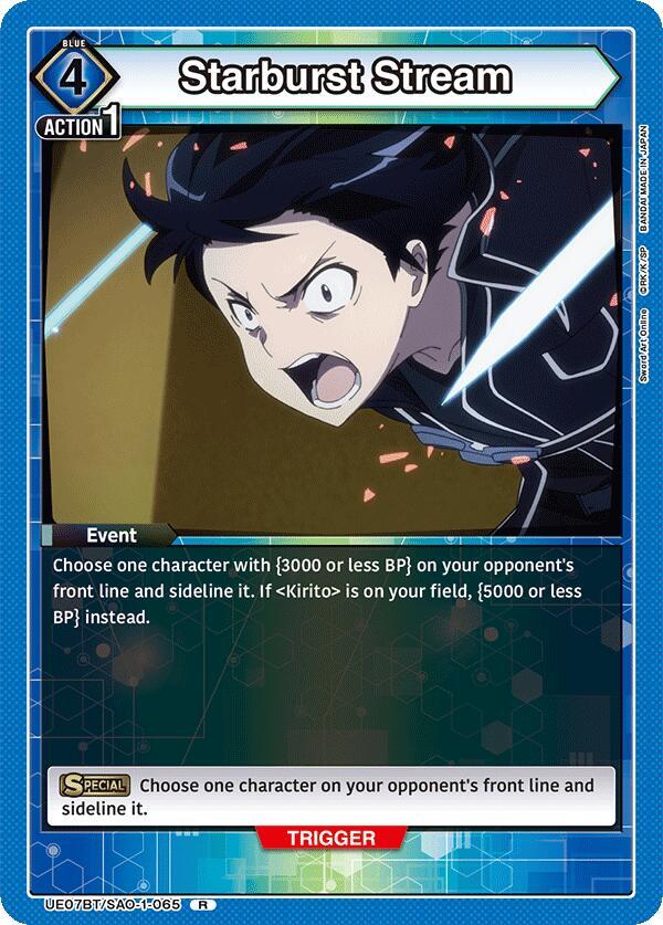 Starburst Stream - UE07BT/SAO-1-065 - Rare - Foil