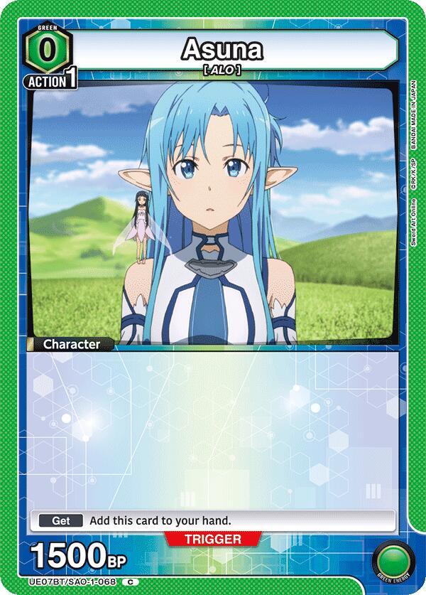 Asuna (068) (Box Topper Foil) - UE07BT/SAO-1-068 - Common - Foil