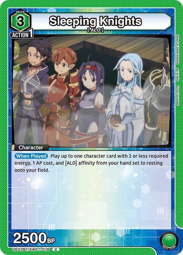 Sleeping Knights - UE07BT/SAO-1-076 - Common