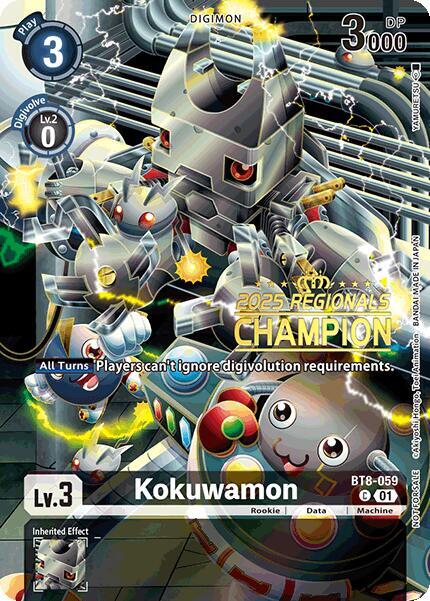 Kokuwamon (2025 Regionals Champion) - BT8-059 - C - Foil