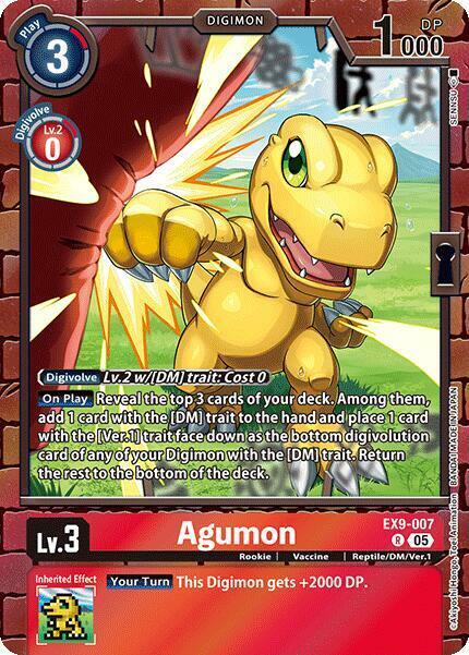 Agumon - EX9-007 - R - Foil