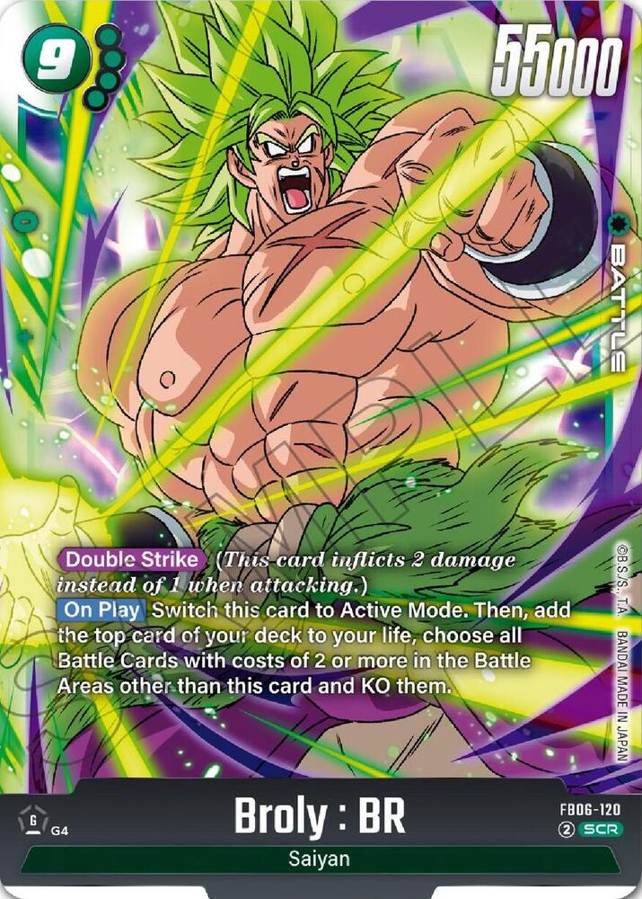 Broly : BR - FB06-120 - SR - Holofoil