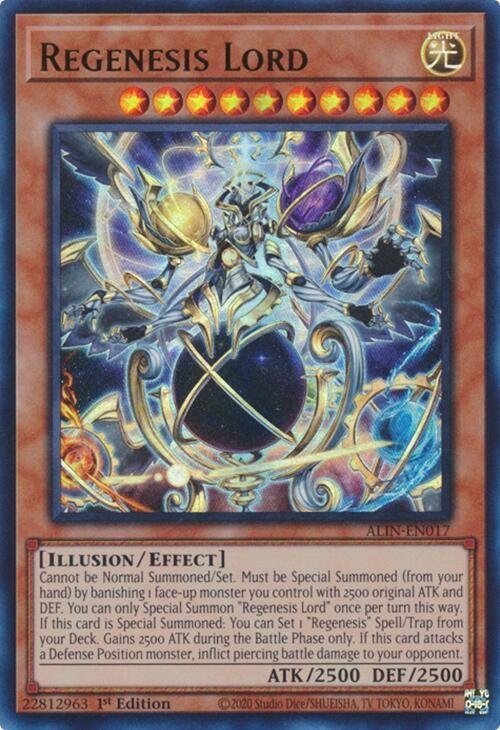 Regenesis Lord - ALIN-EN017 - Ultra Rare - 1st Edition