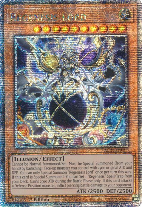 Regenesis Lord - ALIN-EN017 - Quarter Century Secret Rare - 1st Edition
