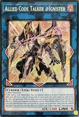 Allied Code Talker @Ignister - ALIN-EN051 - Secret Rare - 1st Edition