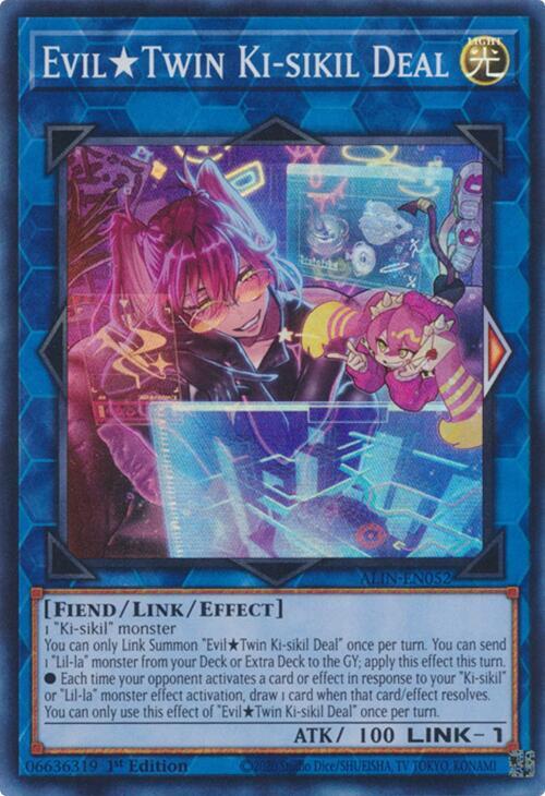 EvilTwin Ki-sikil Deal - ALIN-EN052 - Super Rare - 1st Edition