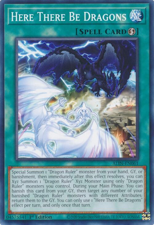 Here There Be Dragons - ALIN-EN061 - Common - 1st Edition