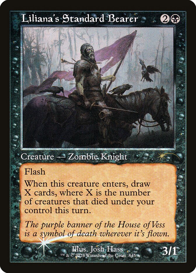 Lilianas Standard Bearer - Foil - Retro Frame