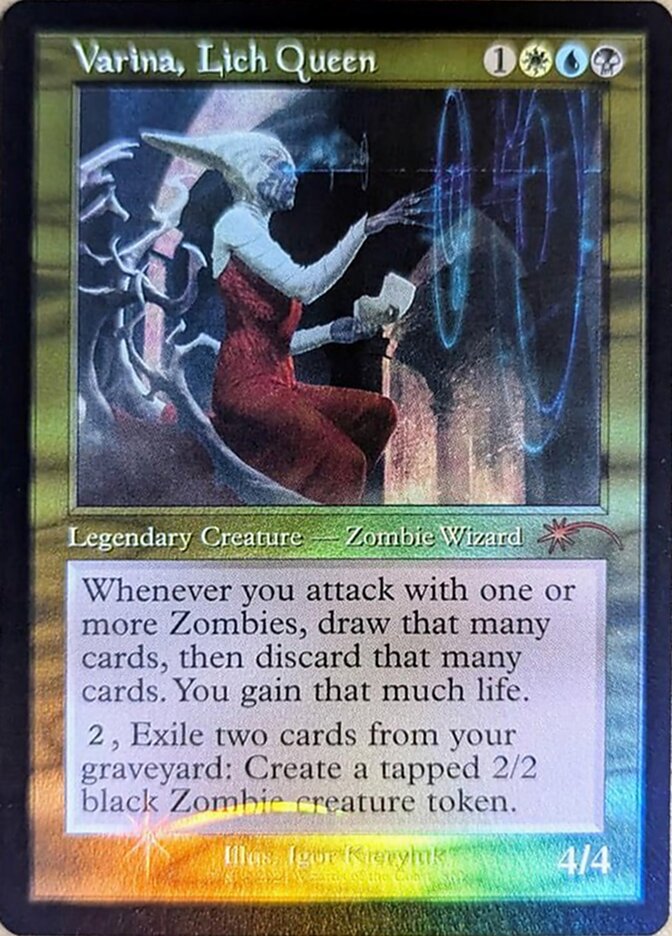 Varina, Lich Queen - Foil - Retro Frame