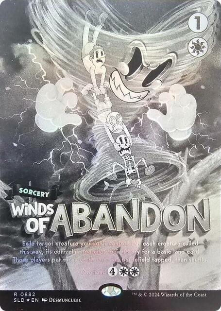 Winds of Abandon - Black & White Foil