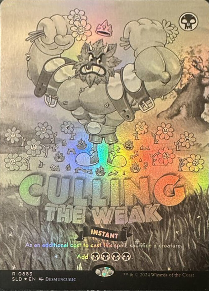 Culling the Weak - Black & White Foil