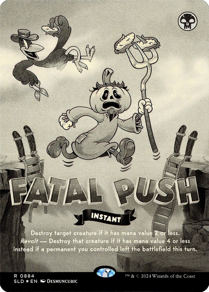 Fatal Push (0884) - Black & White Foil