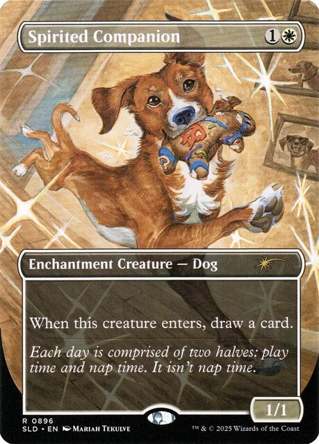 Spirited Companion (0896) - Rainbow Foil