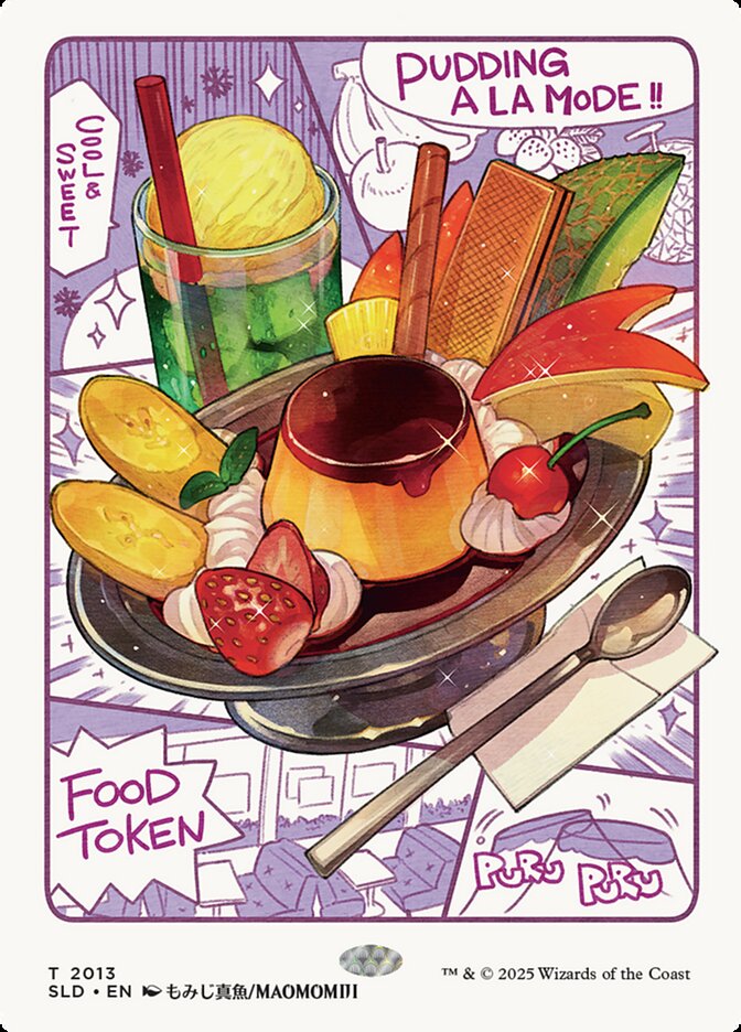 Food Token (2013) - Rainbow Foil