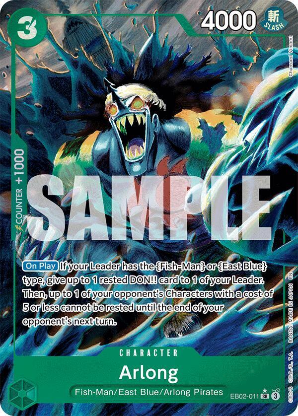 Arlong (Alternate Art) - EB02-011 - SR - Foil