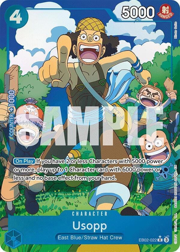 Usopp (Alternate Art) - EB02-022 - R - Foil