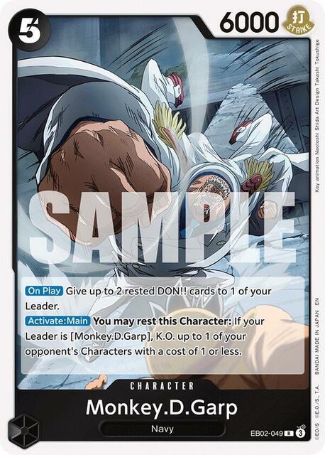 Monkey.D.Garp - EB02-049 - R - Foil