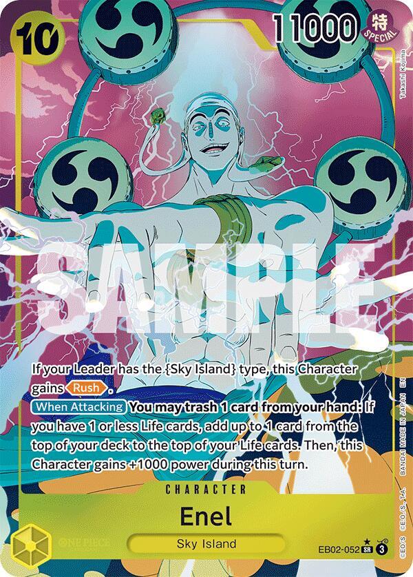 Enel (Alternate Art) - EB02-052 - SR - Foil