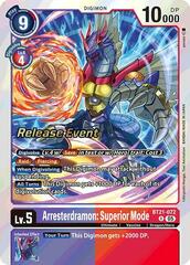 Arresterdramon: Superior Mode - BT21-072 - R - Foil