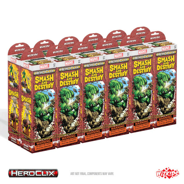 HeroClix: Marvel- Smash and Destroy Booster Brick