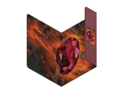 Heavy Play ETB Playmat Art Masters - Ruby by Chris Seaman