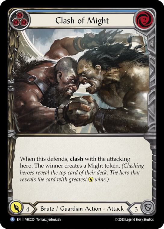 Clash of Might (Blue)