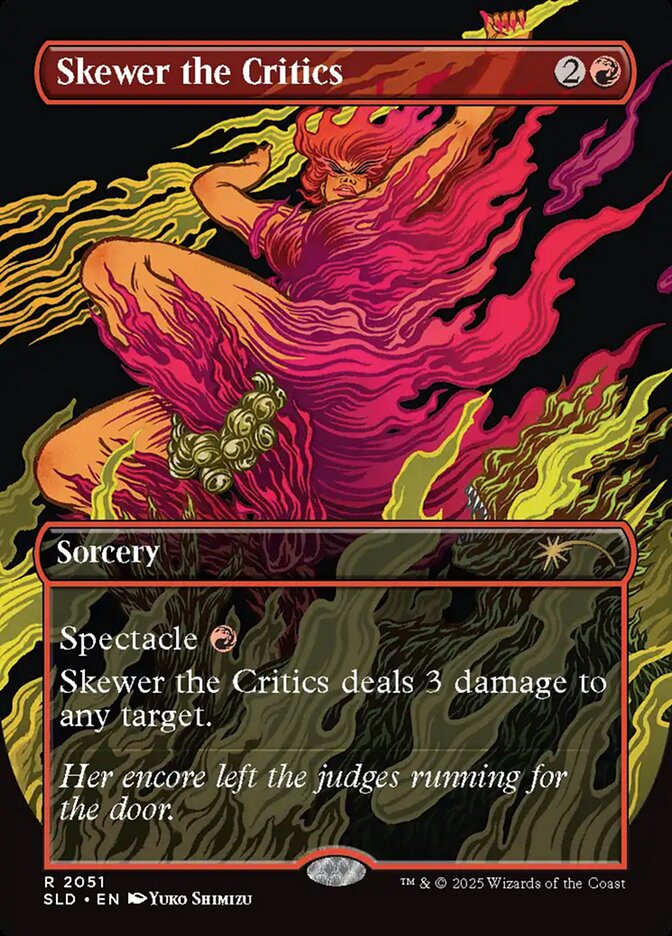Skewer the Critics (2051) - Rainbow Foil