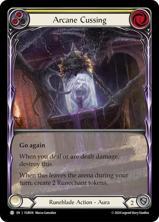Arcane Cussing (Yellow) - FLR018