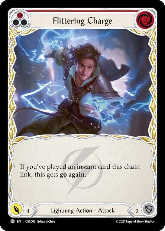 Flittering Charge (Red) - OSC008
