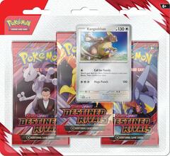 Scarlet & Violet - Destined Rivals 3 pack Blister - Kangaskhan