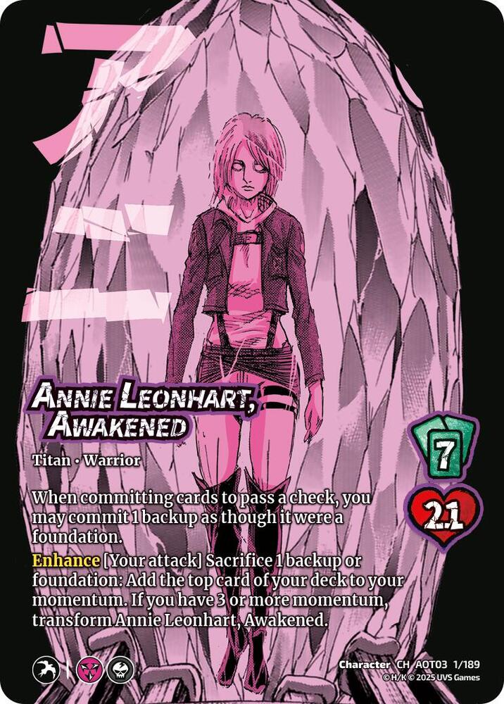 Annie Leonhart, Awakened // Female Titan