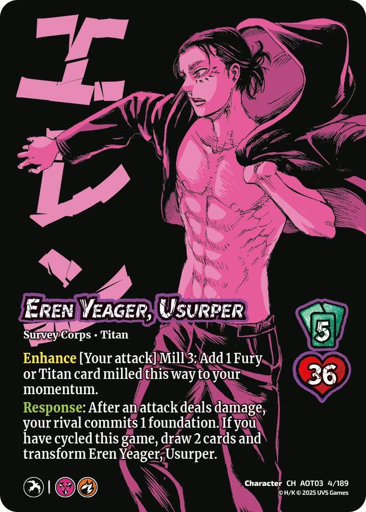 Eren Yeager, Usurper // Attack Titan, Finale