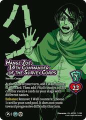 Hange Zoe, 14th Commander of the Survey Corps