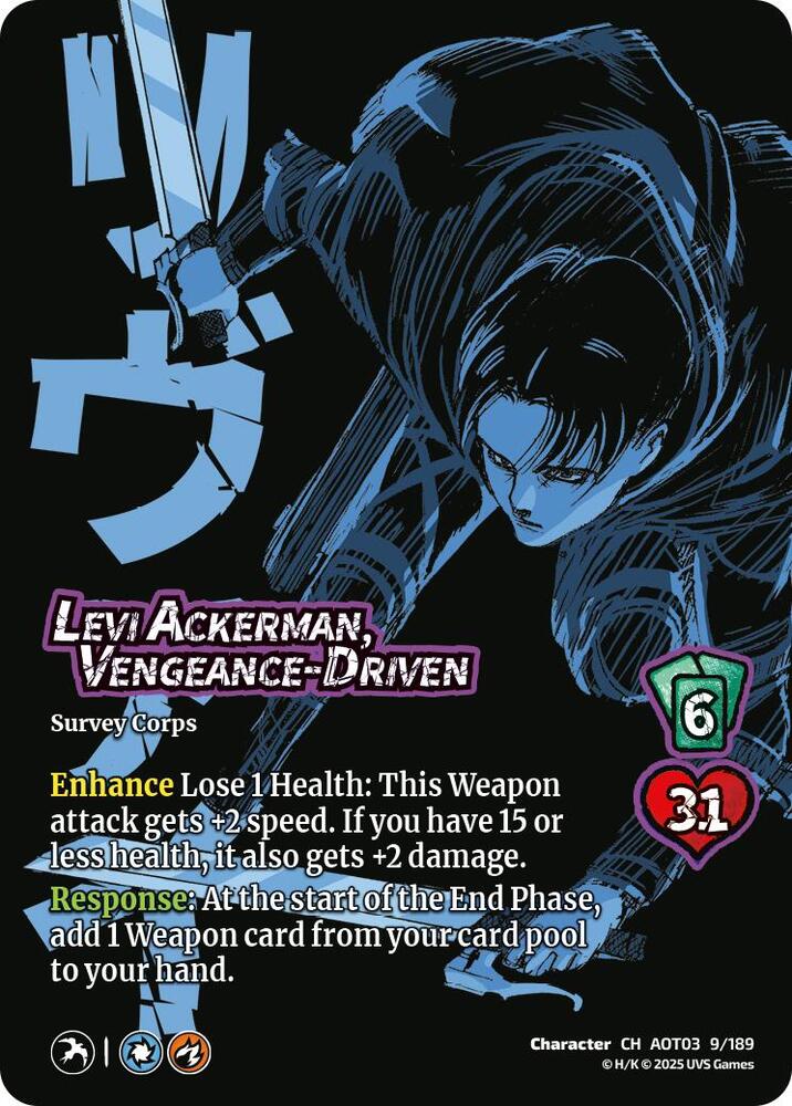 Levi Ackerman, Vengeance-Driven