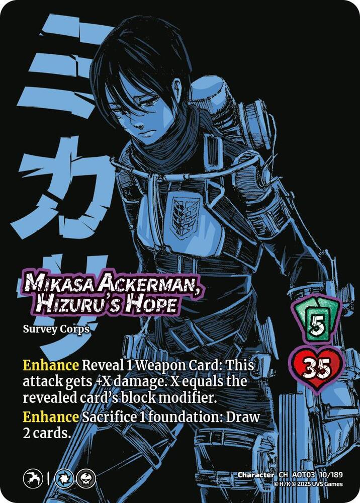 Mikasa Ackerman, Hizurus Hope