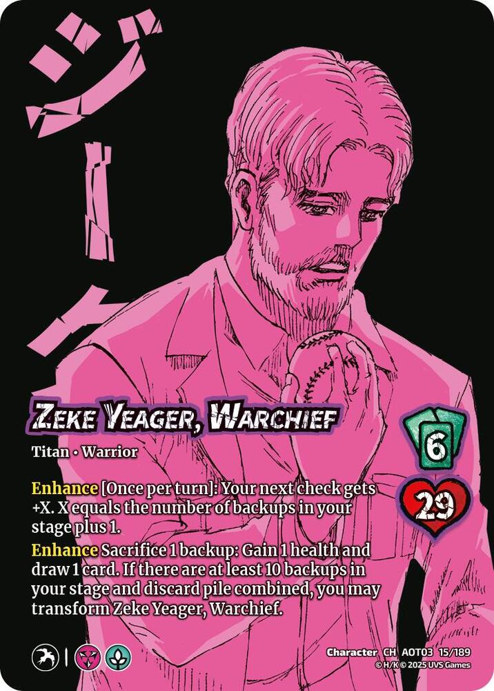 Zeke Yeager, Warchief // Beast Titan, Finale
