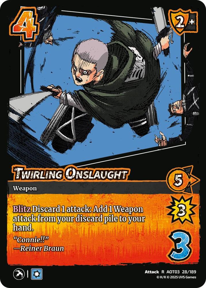 Twirling Onslaught - Foil