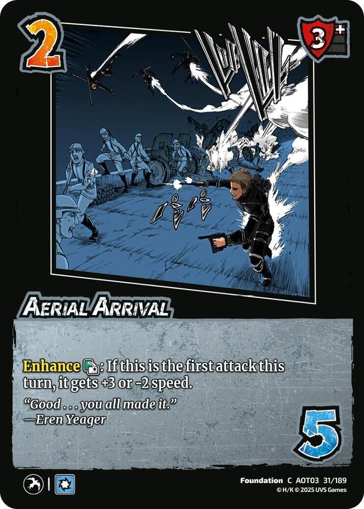 Aerial Arrival