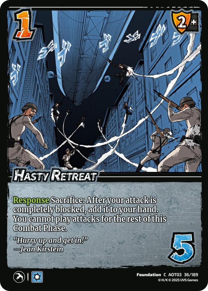 Hasty Retreat