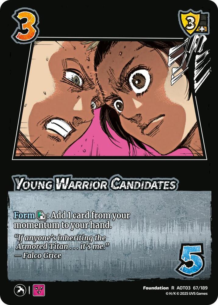 Young Warrior Candidates - Foil