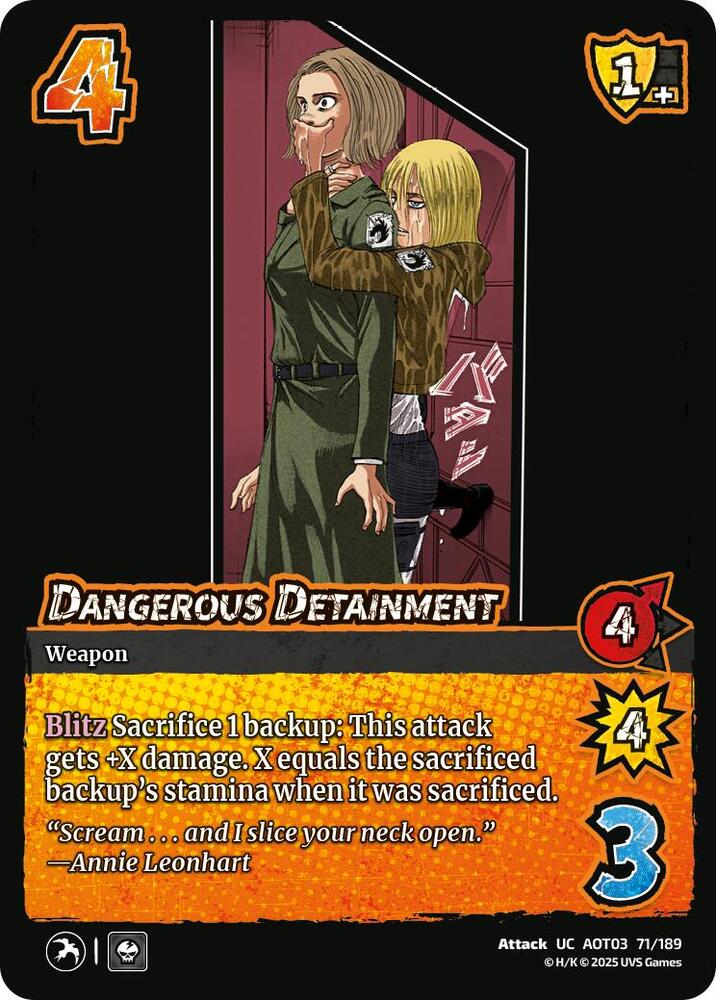 Dangerous Detainment