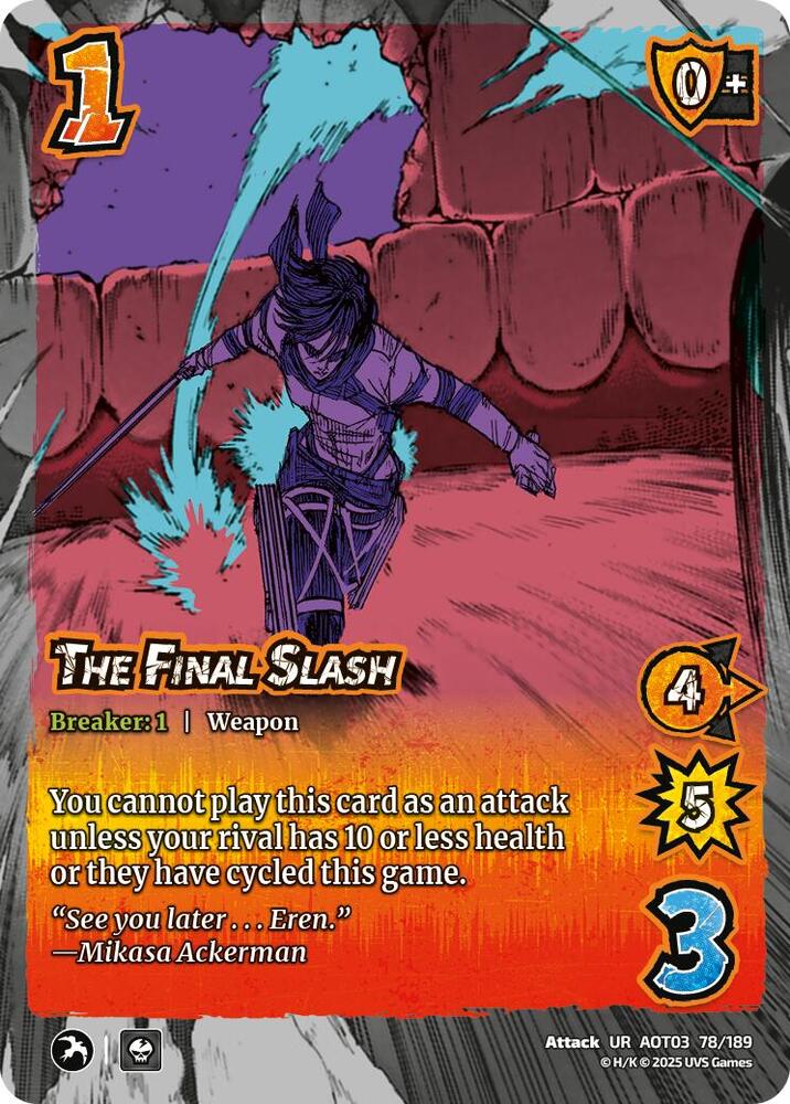 The Final Slash - Foil