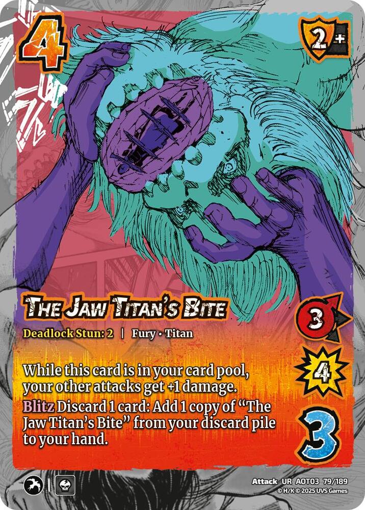 The Jaw Titans Bite - Foil