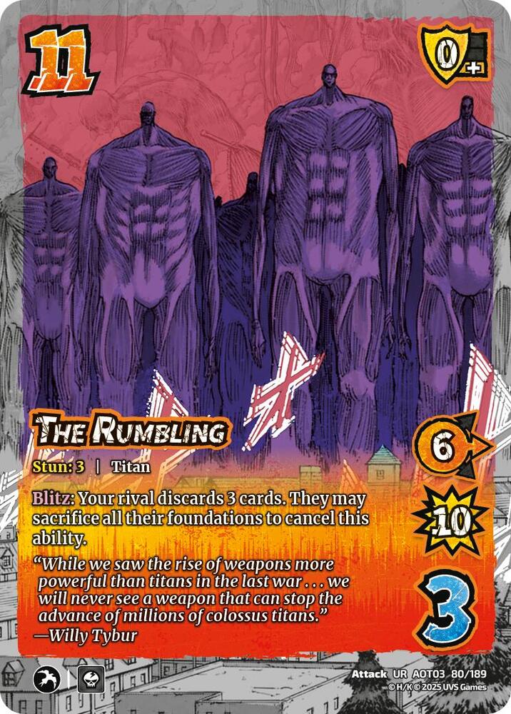 The Rumbling - Foil
