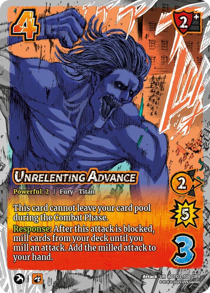 Unrelenting Advance - Foil