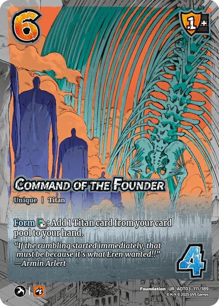 Command of the Founder - Foil