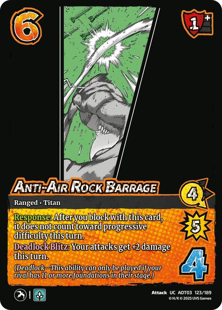 Anti-Air Rock Barrage