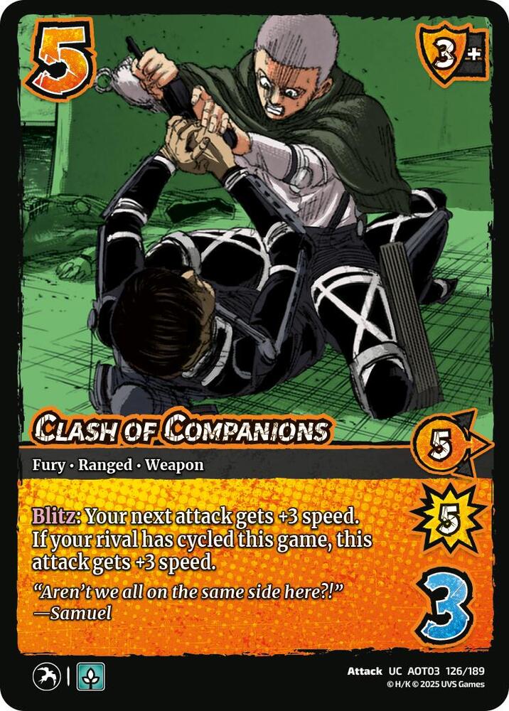 Clash of Companions