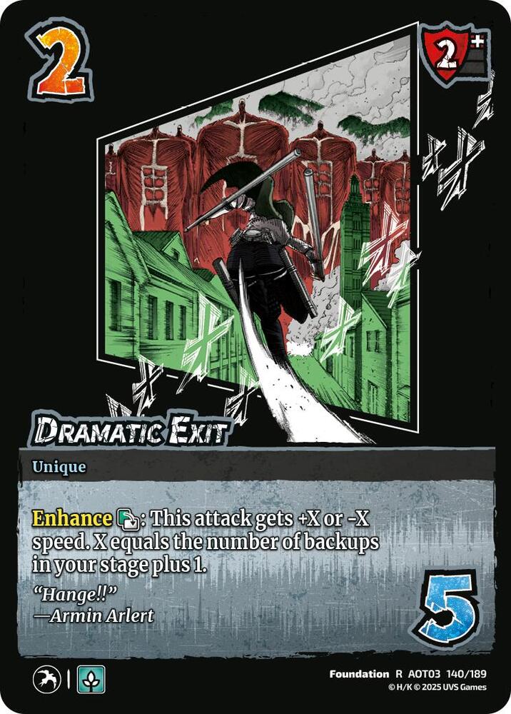 Dramatic Exit - Foil